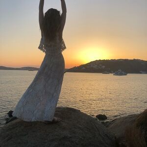 Olivaceous python print high waisted wrap maxi skirt